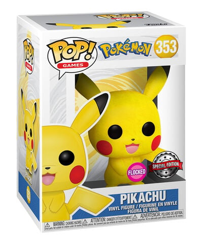 Figurine Funko Pop! N°353 - Pokemon - Pikachu Flocké